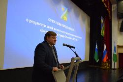 Андрей Бородкин представил общественности отчёт о своей деятельности и деятельности администрации за 2021 год