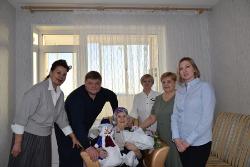 Андрей Бородкин поздравил с юбилеем ветерана ВОВ Веру Гавриловну Аверьянову 