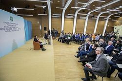 Губернатор Югры Наталья Комарова дала пресс-конференцию для федеральных, региональных и муниципальных СМИ