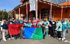 В Югорке состоялся фестиваль "Скандинавская ходьба - шаг к Победе". 