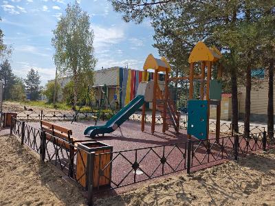 В Югорске появилась ещё одна новая детская площадка
