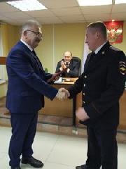 Вячеслав Климин поздравил сотрудников полиции с 20-летием образования отдела
