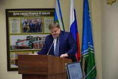 Глава города выступил с отчётом перед депутатами Думы и общественниками