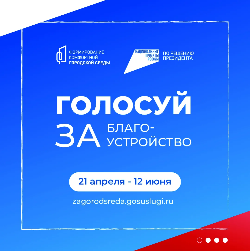 Стартовало Всероссийское голосование за объекты благоустройства